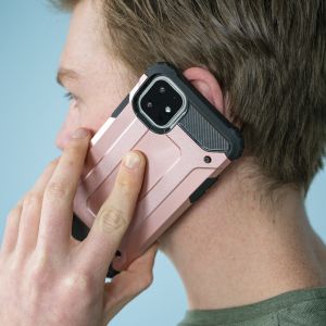 iMoshion Rugged Xtreme Case OnePlus 9 Pro - Roségold