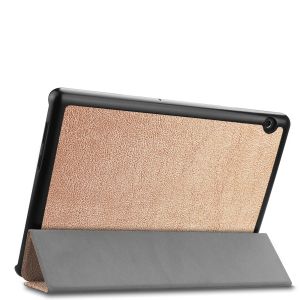 iMoshion Trifold Klapphülle Huawei MediaPad T5 10.1 Zoll - Rose Gold