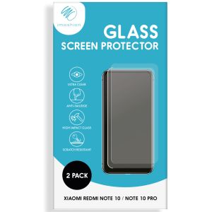 iMoshion Bildschirmschutzfolie Glas 2-Pack Xiaomi Redmi Note 10 Pro