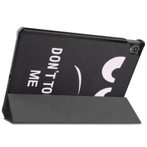 iMoshion Design Trifold Klapphülle  Lenovo Tab P11 / P11 Plus - Don't touch