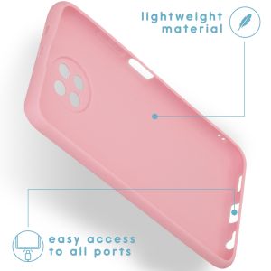iMoshion Color TPU Hülle für Xiaomi Redmi Note 9T (5G) - Rosa