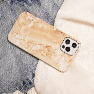 Selencia Maya Fashion Backcover iPhone 11 - Marble Sand