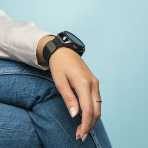 iMoshion Milanese Watch Armband Amazfit GTR - Schwarz