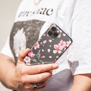 iMoshion Design Hülle Samsung Galaxy A22 (5G) - Blume - Rosa