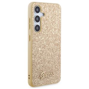Guess Glitter Flakes Back Cover für das Samsung Galaxy S24 - Gold