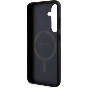 Guess 4G Classic Logo Back Cover Magnet für das Samsung Galaxy S24 Plus - Schwarz