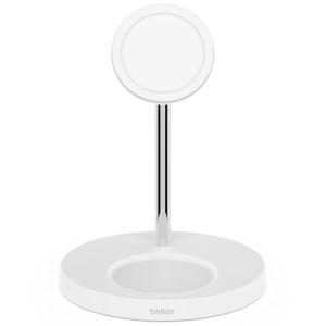 Belkin 2-in-1 Wireless Charger MagSafe iPhone + AirPods - Weiß