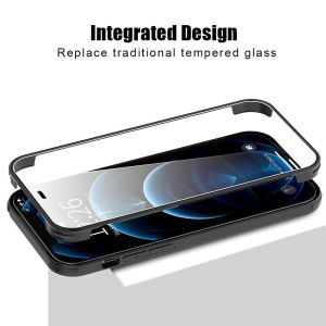 Valenta Full Cover 360° Tempered Glass iPhone 12 (Pro) - Schwarz