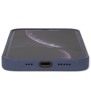 Decoded Silikon-Case MagSafe iPhone 12 (Pro) - Matte Navy