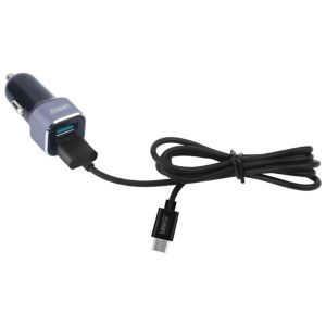 Dual USB KFZ-Ladegerät + Micro-USB Kabel - 2,4A