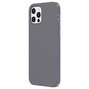 Valenta Luxe Leather Backcover für iPhone 12 Pro Max - Grau