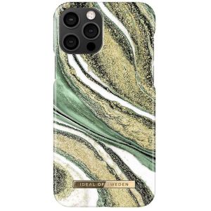 iDeal of Sweden Fashion Back Case iPhone 12 (Pro) - Cosmic Green Swirl