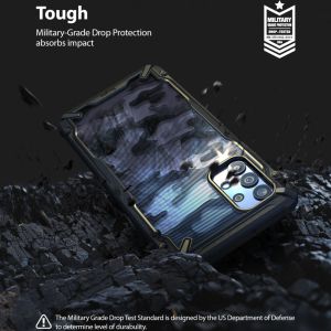 Ringke Fusion X Case für das Samsung Galaxy A32 (5G) - Camo Schwarz