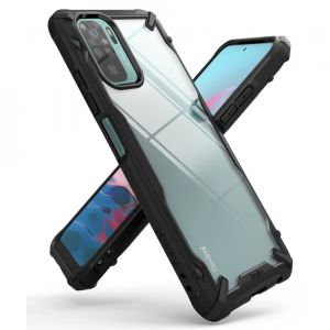 Ringke Fusion X Case für das Xiaomi Redmi Note 10 (4G) / Note 10S - Schwarz