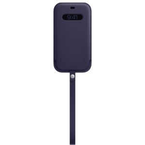 Apple Ledersleeve MagSafe für das iPhone 12 Pro Max - Deep Violet