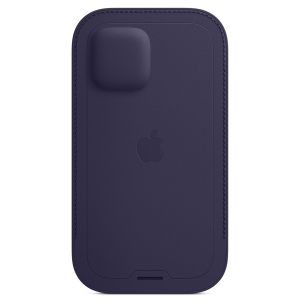Apple Ledersleeve MagSafe für das iPhone 12 (Pro) - Deep Violet