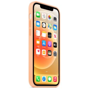 Apple Silikon-Case MagSafe iPhone 12 Pro Max - Cantaloupe