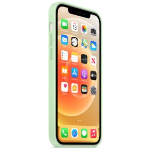 Apple Silikon-Case MagSafe iPhone 12 (Pro) - Pistachio