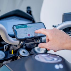 SP Connect Moto Mount LT – Handyhalter fürs Motorrad - Universalhalter für die SPC- und SPC+-Hüllen - Schwarz
