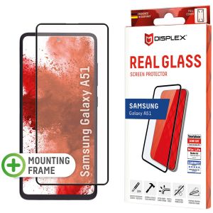 Displex Bildschirmschutzfolie Real Glass Full Cover für das Samsung Galaxy A51