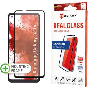 Displex Bildschirmschutzfolie Real Glass Full Cover für das Samsung Galaxy A21s