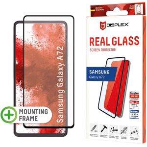 Displex Bildschirmschutzfolie Real Glass Full Cover für das Samsung Galaxy A72