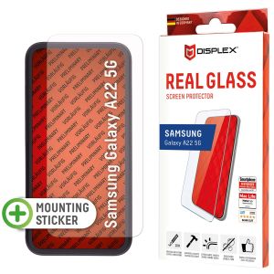 Displex Bildschirmschutzfolie Real Glass für das Samsung Galaxy A22 (5G)