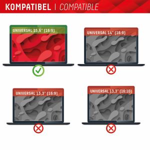 Displex Privacy Safe magnetische Bildschirmschutz für universelle Laptops mit 15,6 Zoll (16:9) Bildschirm