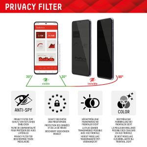 Displex Displayschutz aus gehärtetem Glas Privacy für das Samsung Galaxy S23
