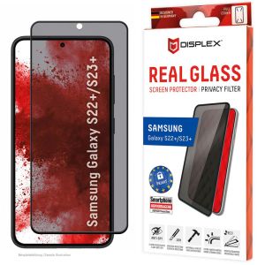Displex Displayschutz aus gehärtetem Glas Privacy für das Samsung Galaxy S23 Plus