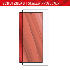 Displex Bildschirmschutzfolie Real Glass Full Cover für das Samsung Galaxy S24 Ultra