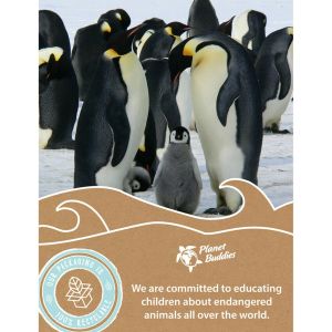 Planet Buddies Kabellosen Kopfhörer für Kinder - Pinguin