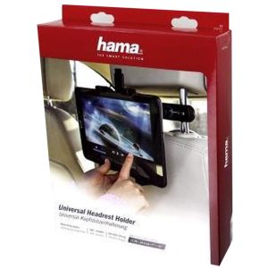 Hama ﻿Tablethalter für das Auto – 7–12,9 Zoll – Verstellbar – Universell – Kopfstütze – Schwarz