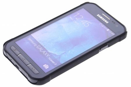 Schwarze unifarbene Hardcase-Hülle Samsung Galaxy Xcover 3