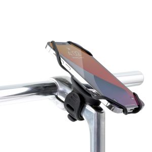 Bone ﻿Run+Bike Tie Connect - Telefonhalter für das Fahrrad und Handyhalterung Joggen - Schwarz