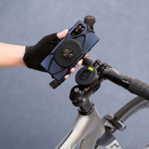 Bone ﻿Run+Bike Tie Connect - Telefonhalter für das Fahrrad und Handyhalterung Joggen - Schwarz