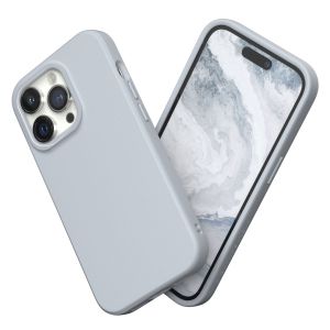 RhinoShield SolidSuit Backcover für das iPhone 14 Pro - Ash Grey