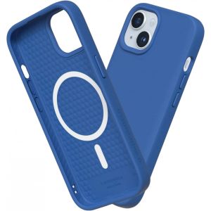RhinoShield ﻿SolidSuit Back Cover MagSafe für das iPhone 15 - Classic Cobalt Blue