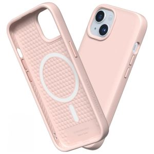 RhinoShield ﻿SolidSuit Back Cover MagSafe für das iPhone 15 Plus - Classic Blush Pink