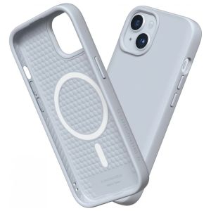 RhinoShield ﻿SolidSuit Back Cover MagSafe für das iPhone 15 Plus - Classic Ash Grey