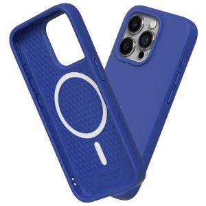 RhinoShield ﻿SolidSuit Back Cover MagSafe für das iPhone 15 Pro - Classic Blue