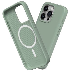 RhinoShield ﻿SolidSuit Back Cover MagSafe für das iPhone 15 Pro - Classic Sage Green