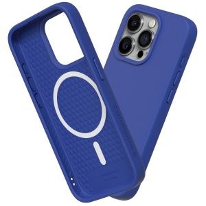 RhinoShield ﻿SolidSuit Back Cover MagSafe für das iPhone 15 Pro Max - Classic Blue