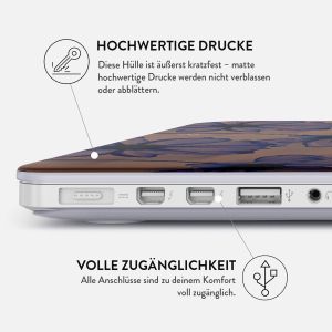 Burga Hardshell Hülle für das MacBook Air 13 Zoll (2022) / Air 13 Zoll (2024) M3 chip - A2681 / A3113 - Velvet Night
