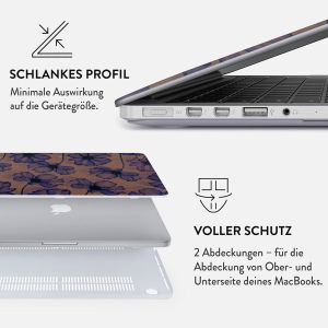Burga Hardshell Hülle für das MacBook Pro 13 Zoll (2020 / 2022) - A2289 / A2251 - Velvet Night