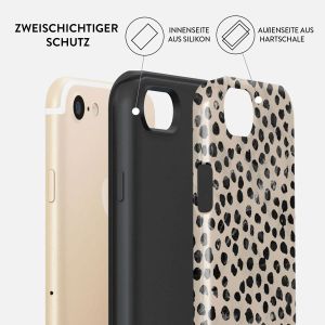 Burga Tough Back Cover für das iPhone SE (2022 / 2020) / 8 / 7 - Almond Latte
