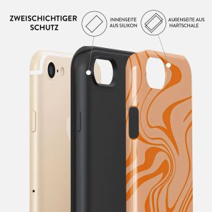 Burga Tough Back Cover für das iPhone SE (2022 / 2020) / 8 / 7 - High Vibrations