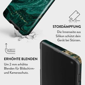Burga Tough Back Cover für das Samsung Galaxy S10 - Emerald Pool