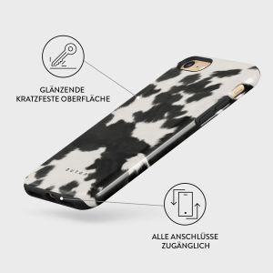 Burga Tough Back Cover für das iPhone SE (2022 / 2020) / 8 / 7 - Achromatic