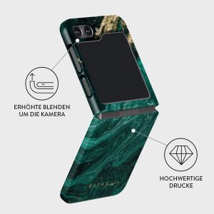Burga Snap Back Cover für das Samsung Galaxy Z Flip 5 - Emerald Pool